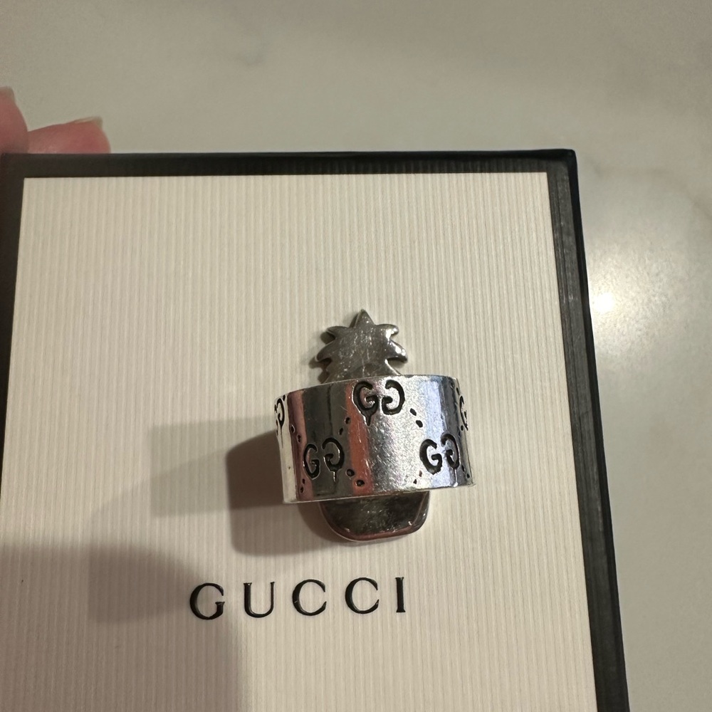 Authentic Gucci Pineapple Ring Size 6 - image 7
